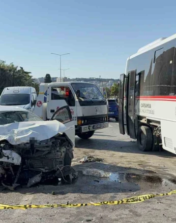 Samsun’da otomobil ile halk otobüsü çarpıştı: 7 yaralı