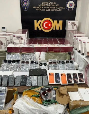 Şırnak'ta 5 milyon liralık kaçak malzeme ele geçirildi