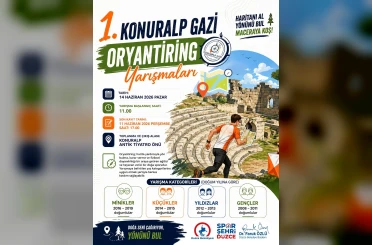 1. Konuralp Gazi oryantiring yarışması başlıyor 