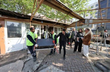 1050 Konutlar’daki yeşil alan işgalden kurtarıldı 