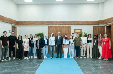13 ülkeden gelen öğrenciler EBYÜ’de Türkçe öğreniyor 