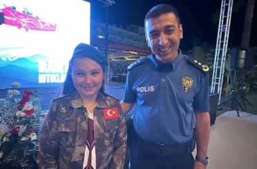 15 Temmuz şehidi PÖH Komiser Yardımcısı Güler’in yeğenine anlamlı hediye 
