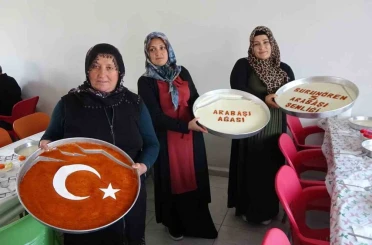 250 tepsi hamur döküldü, 5 kazan arabaşı çorbası birlik beraberlik için kaynadı 