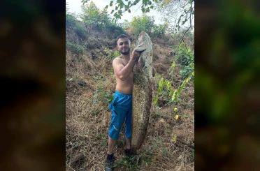 40 kiloluk dev yayın balığı yakalandı 