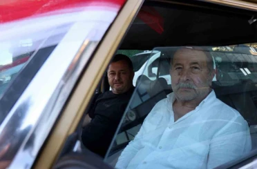 42 yıl önceki gelin arabasıyla düğün gününe yolculuk 