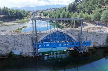 5 asırlık Ceyhan Köprüsü’nün restorasyonunda sona gelindi 