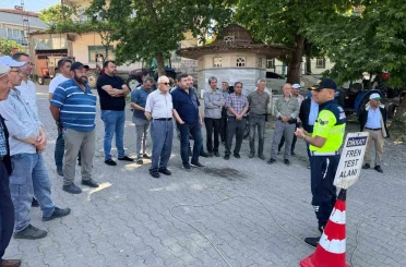 50 traktör sürücüsüne eğitim verildi 