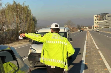 506’sı hızdan bin 496 araç sürücüsüne ceza yazıldı 