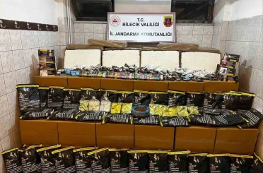 570 bin adet makaron ele geçirildi 