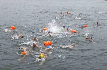 60. Uluslarası Tekirdağ Kiraz Festivali’nde kulaç ve yelken mücadelesi 