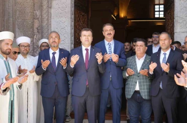 691 yıllık Sungurbey Camii yeniden ibadete açıldı 