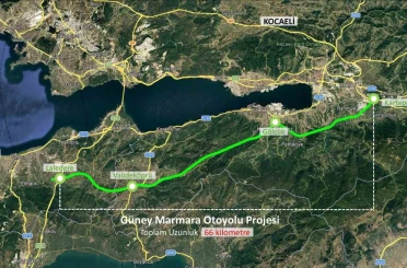 78 kilometrelik Kocaeli-Yalova Otoyolu’nda planlar onaylandı 