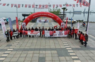 86 kilometrelik ’Dağcılık Ulusal Kurtuluş Mücadelesi Anma Yürüyüşü’ başladı 