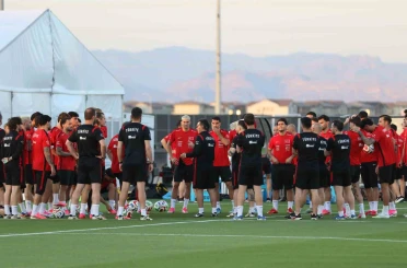 A Milli Futbol Takımı, Arizona’daki ilk antrenmanını taraftara açık yaptı 