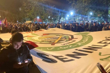 ABD Büyükelçiliği önünde Sumud Filosu eylemi 
