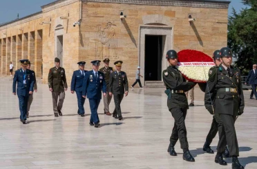 ABD Genelkurmay Başkanı Orgeneral Caine, Anıtkabir’i ziyaret etti