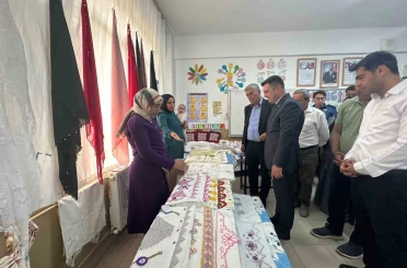 Adaklı’da el emeği ürünler görücüye çıktı 
