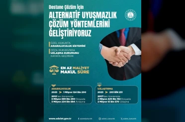 Adalet Bakanı Tunç: "2025 yılında arabuluculuk ile 1 milyon 124 bin 200 dosyada uzlaştırma sağlandı" 