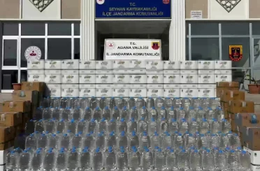 Adana’da 2 bin litre kaçak alkol ele geçirildi: 1 tutuklama 