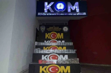 Adana’da 4 bin paket kaçak sigara ele geçirildi: 3 tutuklama 