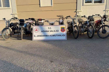 Adana’da 8 motosiklet ele geçirildi 6 şüpheli yakalandı 