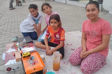 Adıyaman’da çocuklardan örnek yardım kampanyası 