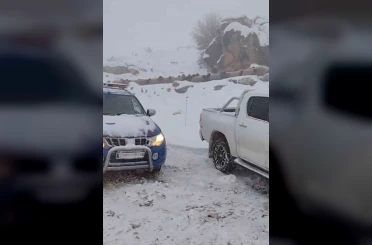 Adıyaman’da dağda mahsur kalan iki çoban ve 800 küçükbaş hayvan kurtarıldı 