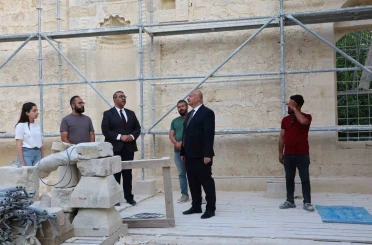 Adıyaman’da tarihi Ulu Camii ve Kap Camii çalışmaları devam ediyor 