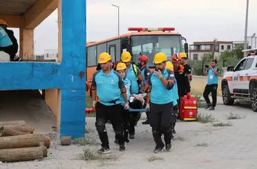 Adıyaman’da UMKE ekiplerinden deprem tatbikatı
