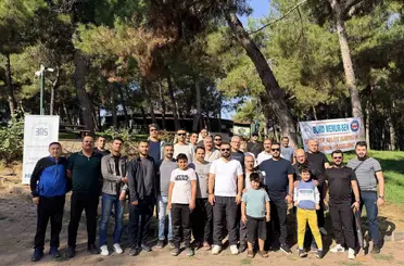 Adliye personeli aileleriyle doğada stres attı
