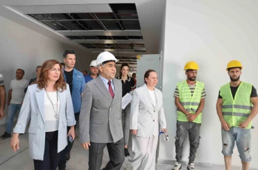 ADÜ Rektörü Kent, devam eden çalışmaları inceledi 