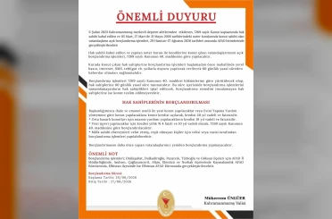 AFAD’dan deprem konutları için borçlandırma çağrısı 