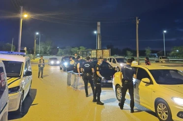 Afyonkarahisar polisinden asayiş ve trafik denetimi 