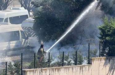 Ağaçlık alanda çıkan yangın büyümeden söndürüldü 