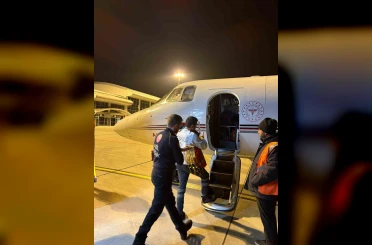 Ağrı’da karaciğer yetmezliği gelişen çocuk uçak ambulansla Ankara’ya sevk edildi 