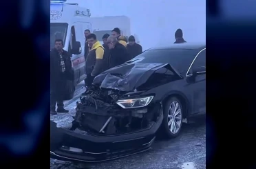 Ağrı’da sis kazaya neden oldu 