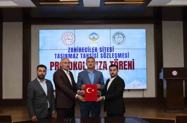 Ağrı’da zahirecilik sektörüne yönelik yatırım için taşınmaz tahsis edildi 
