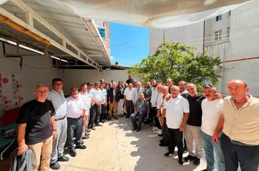 AK Parti heyeti muhtarlarla bir araya geldi
