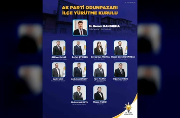 AK Parti Odunpazarı İlçe Yürütme Kurulu belli oldu 