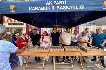 AK Parti’den vatandaşlara lokma ikramı
