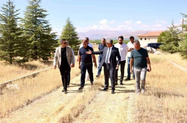 Akçadağ’da yeni mezarlık alanı için çalışmalar başlatıldı 