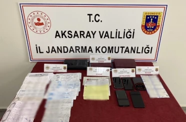 Aksaray’da tefeci operasyonu: 3 tutuklama