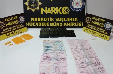 Akşehir'de uyuşturucu operasyonu