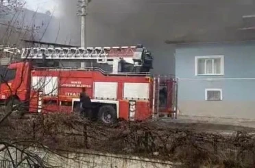 Akşehir’de müstakil evde yangın: 1 yaralı 