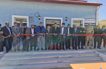 Akyaka’da köy camisi dualarla hizmete açıldı 