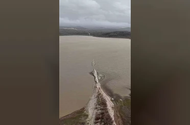 Alaçatı Kutlu Aktaş Barajı’nda su seviyesi yükseliyor 