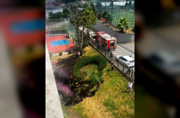 Alaplı’da öğrenci yurdunda yangın paniği 