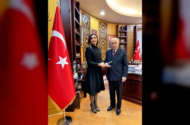 Alevi-Bektaşi Kültür ve Cemevi Başkanı Ersin’den MHP lideri Bahçeli’ye ziyaret 