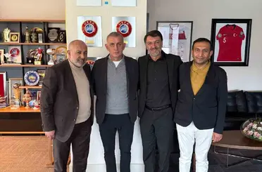 Ali Çamlı’dan TFF Başkanı Hacıosmanoğlu’na ziyaret
