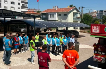 Aliağa Ülkü Ocakları’na uygulamalı orman yangınları eğitimi 